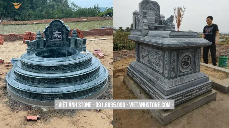 Phân loại lăng mộ đá theo cấu trúc thành phần