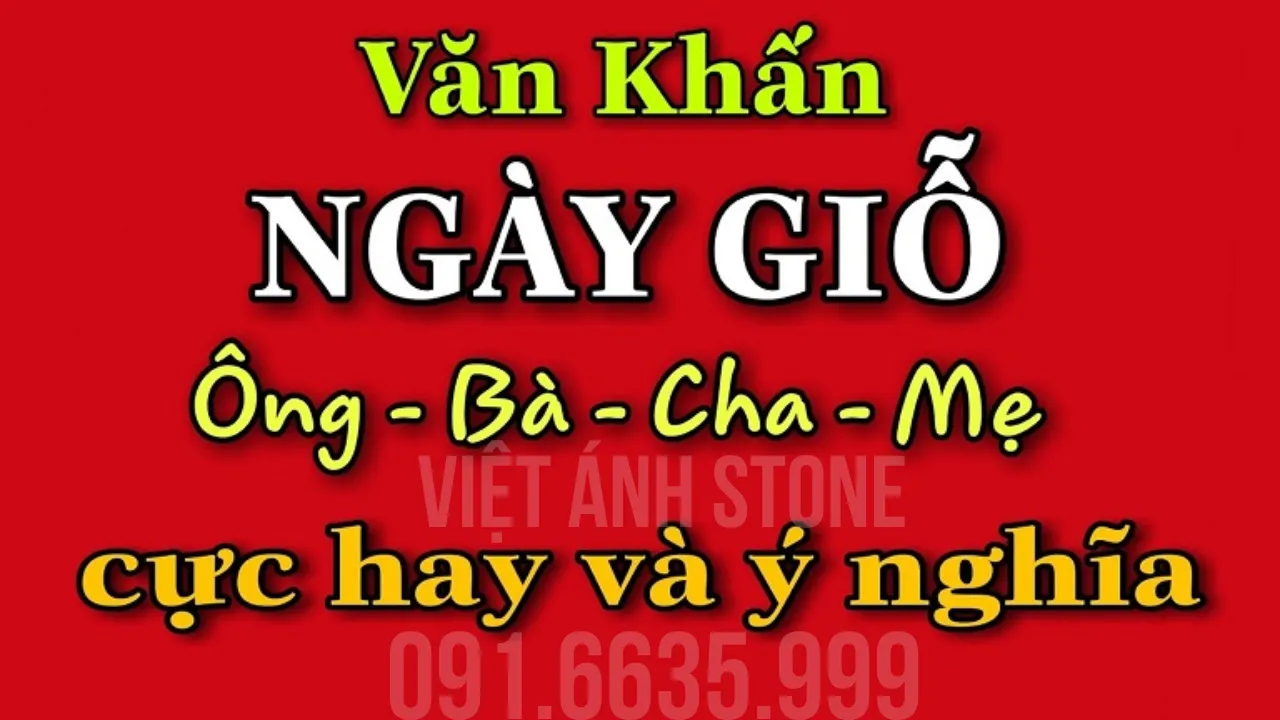 văn khấn ngày giỗ