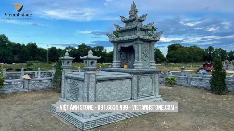 Cấu tạo chung của lăng mộ đá 3 mái bề thế