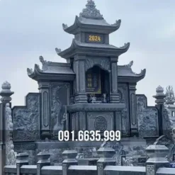 Lăng Mộ Đá Xanh Đen 2 Mái