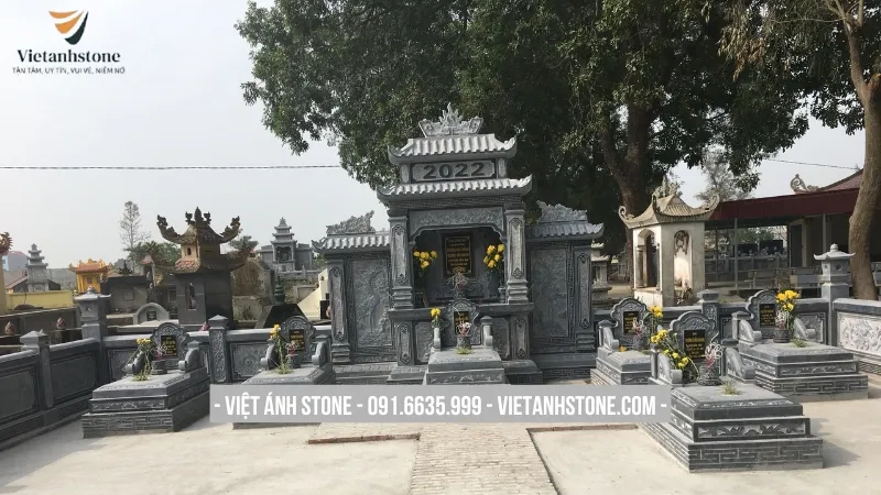 Ý nghĩa lăng mộ đá xanh đen uy nghiêm sang trọng