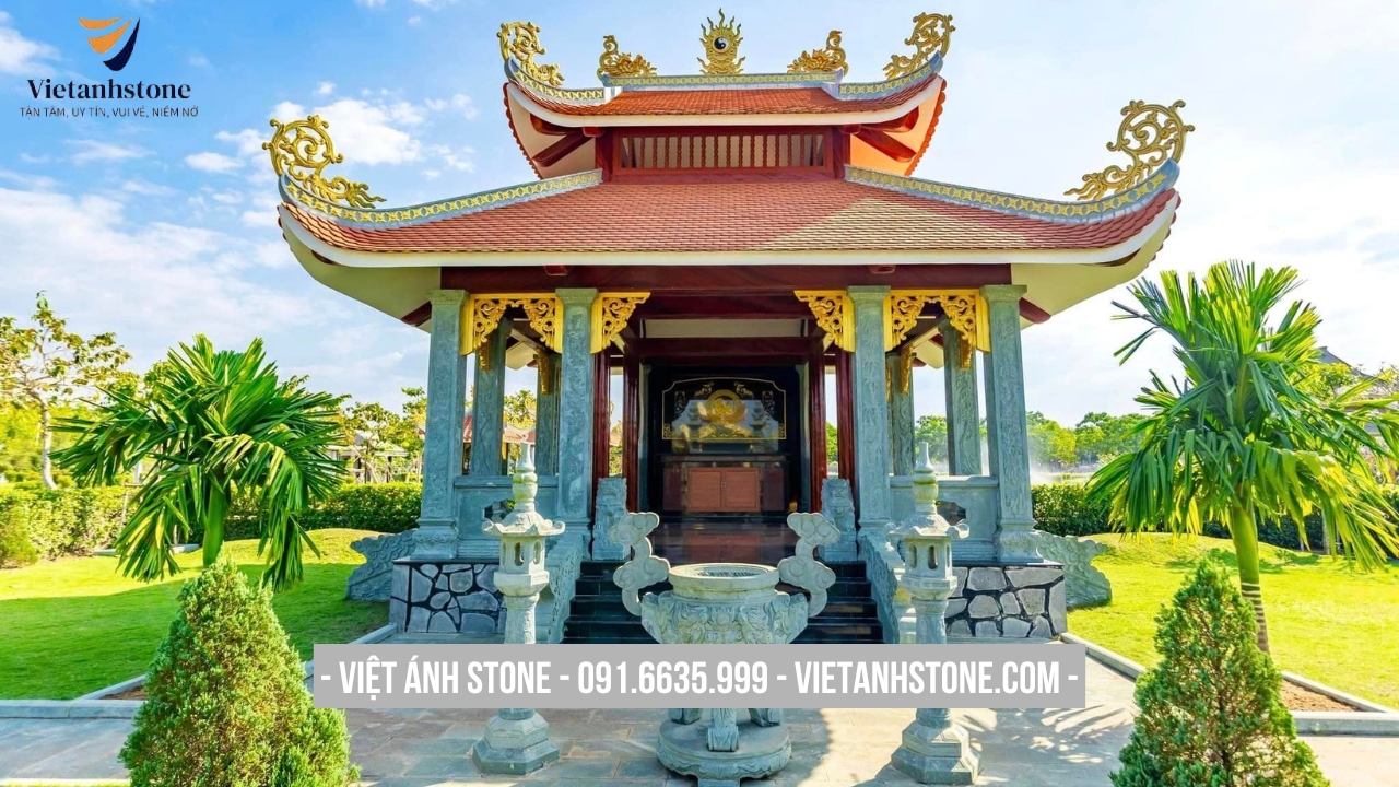 khuôn viên lăng mộ đẹp