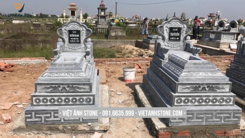 Lăng mộ tam cấp thiết kế hài hòa