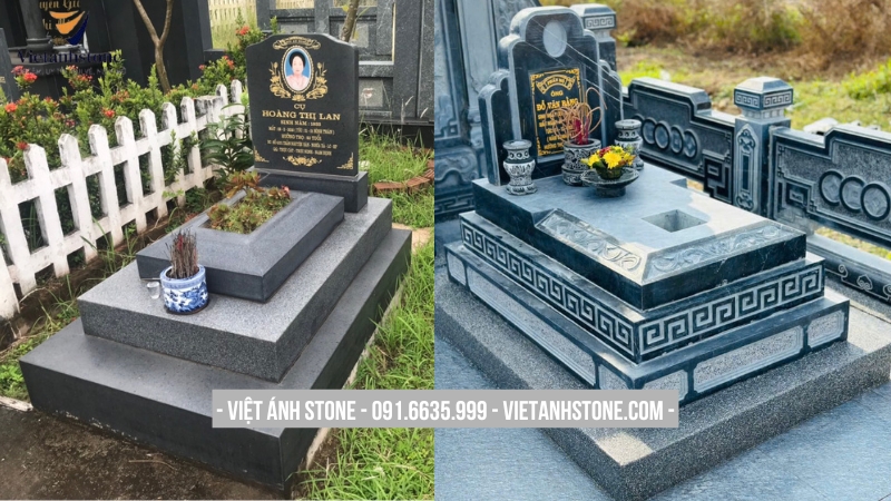 Mộ đá tam cấp trang nghiêm