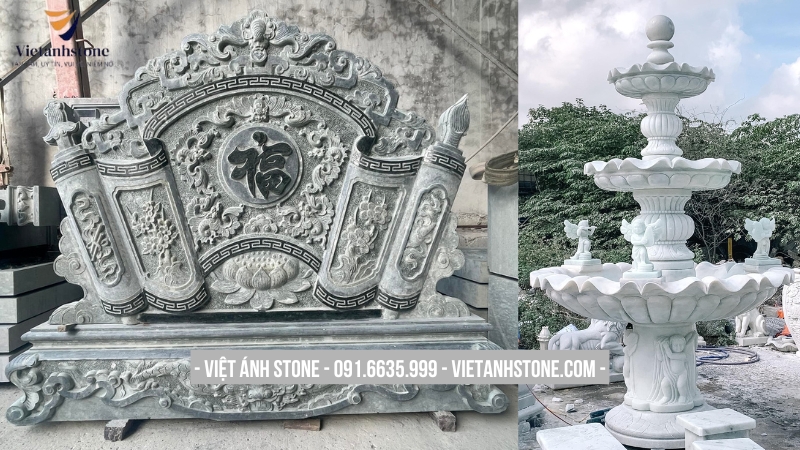 Một số vật phẩm đặt trang trí cho khuôn viên lăng mộ đẹp