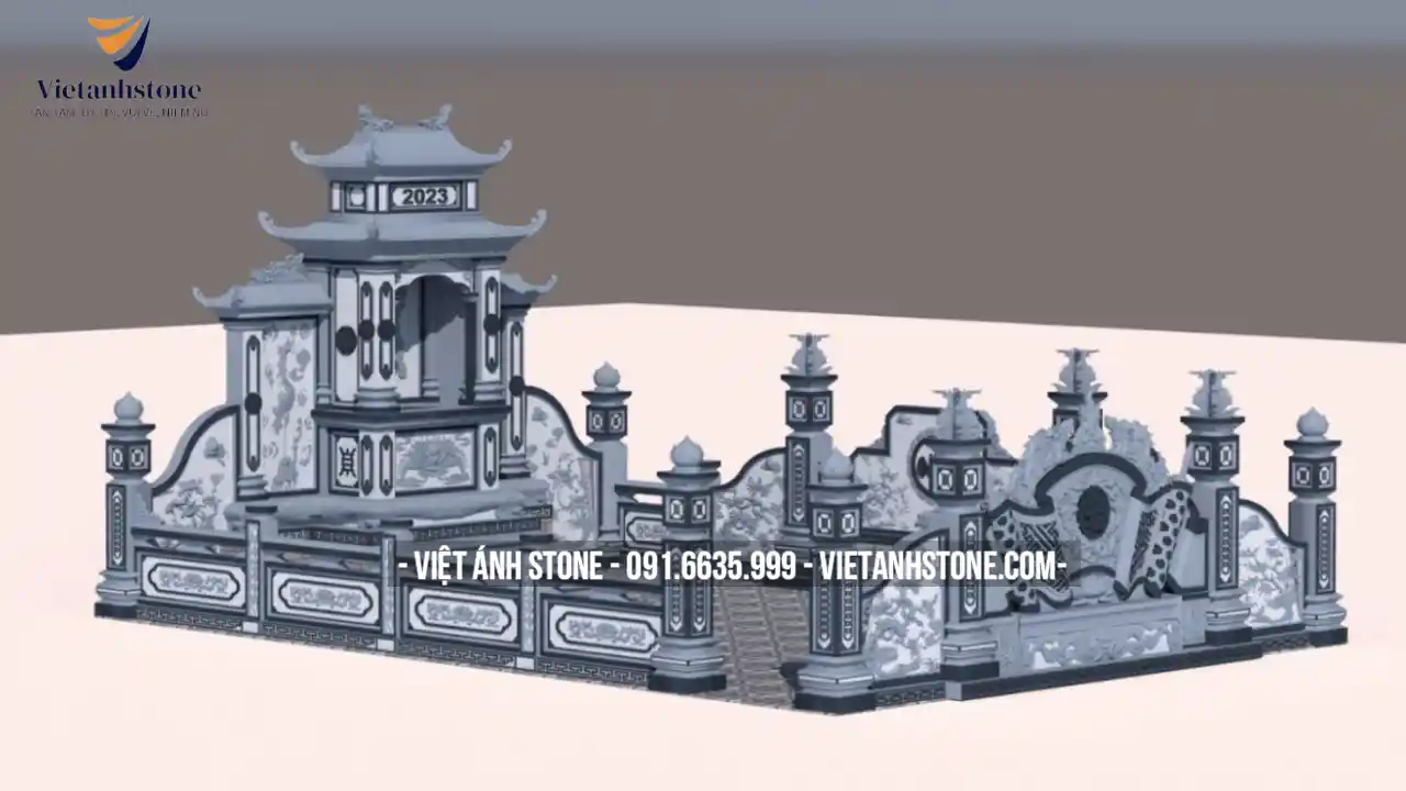 Xây khu mộ gia đình cần nắm rõ quy mô số lượng các ngôi mộ, kinh phí xây dựng khuôn viên lăng mộ..