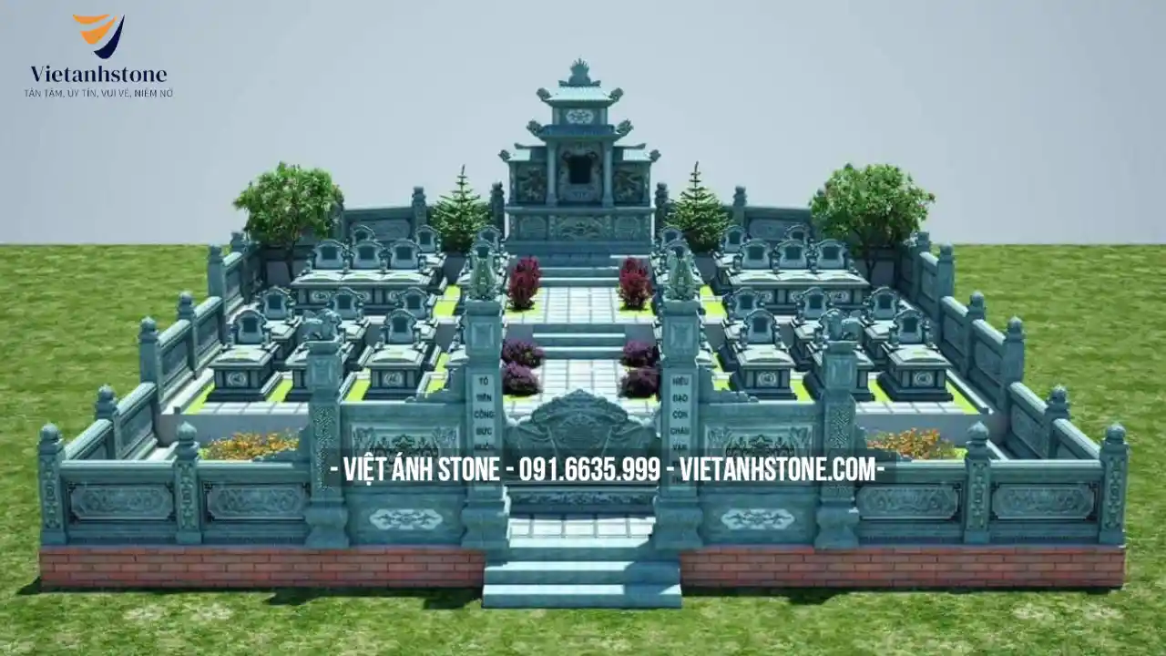 Cần nắm rõ vị trí đặt lăng thờ đá (long đình): trung tâm thờ tự của cả khu