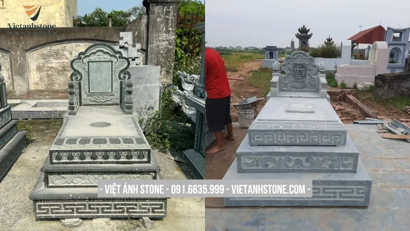 Cấu tạo cơ bản của mộ đá tam cấp