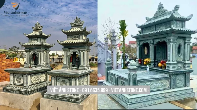 Giá lăng mộ đá xanh rêu phụ thuộc vào nhiều yếu tố