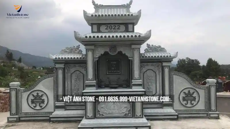 Chi phí xây dựng lăng mộ đá Bắc Giang nguyên khối phù thuộc vào loại đá và kích thước lăng mộ đá