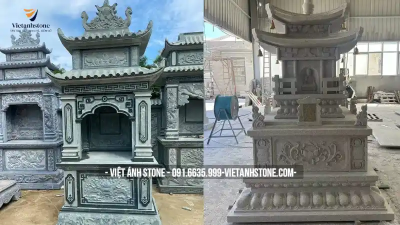 Mẫu lăng mộ đá Nghệ An đơn giản