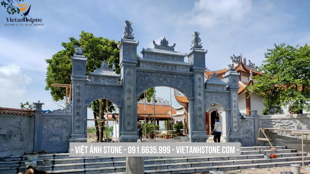 mẫu cổng đình làng