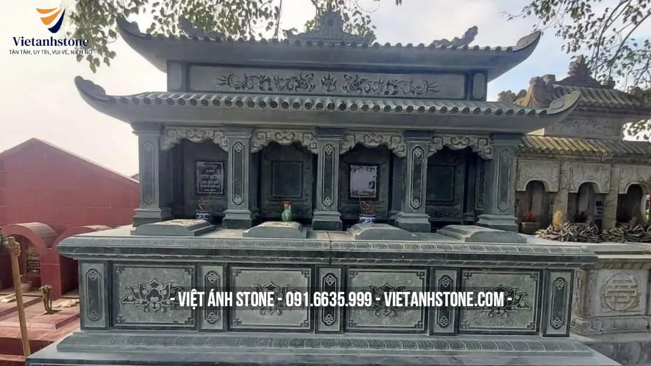 mẫu mộ có mái che