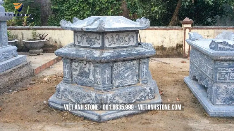 Mộ đá lục giác có ý nghĩa giúp điều hòa âm dương, tránh được các luồng khí xấu xâm nhập vào khu vực an táng