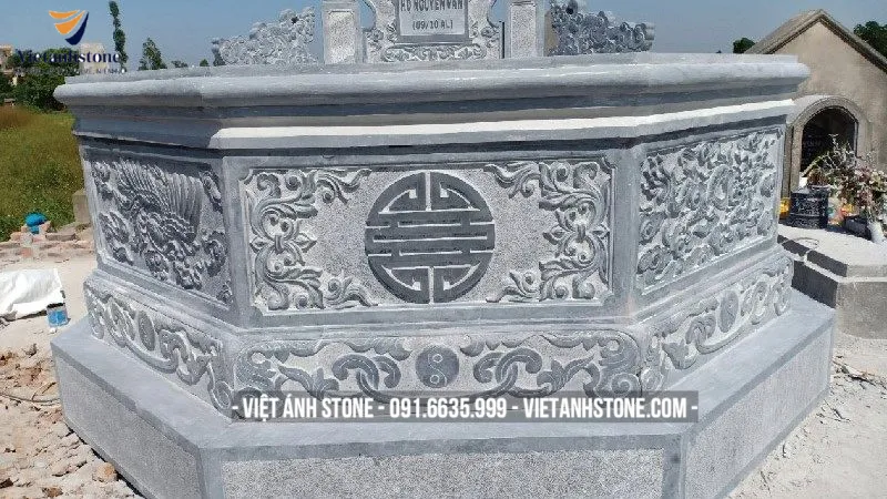 Mộ đá lục giác bát giác với yéu nghĩa đại phát