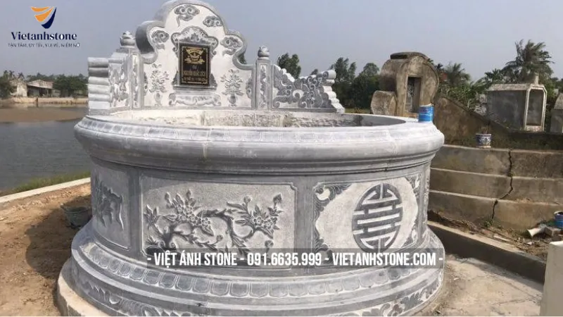 Mộ đá tròn độc đáo, chuẩn ý nghĩa phong thủy