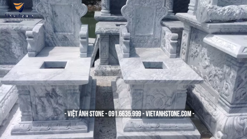 Mẫu nhà mồ đẹp từ đá cẩm thạch (Marble)