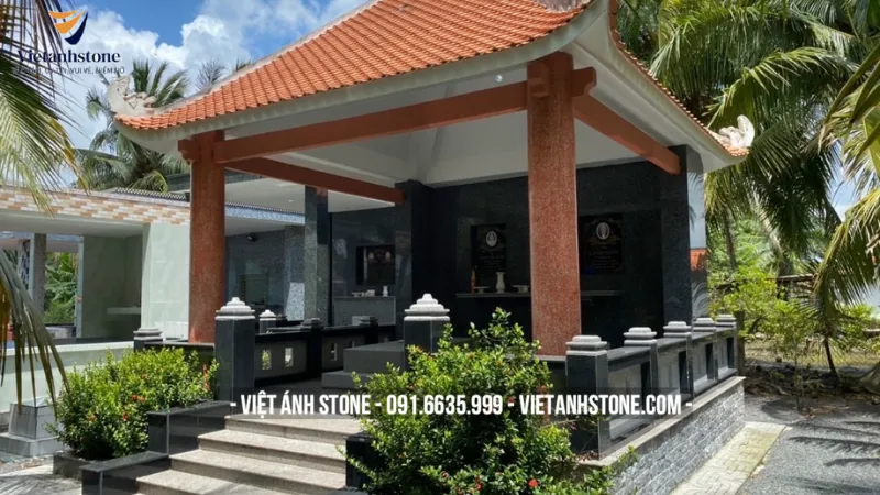 Mẫu nhà mồ có mái 