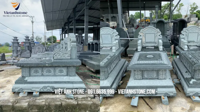 Việt Ánh Stone không chỉ chú trọng đến giá trị thẩm mỹ của các mẫu mộ đá đẹp mà còn đặt yếu tố phong thủy