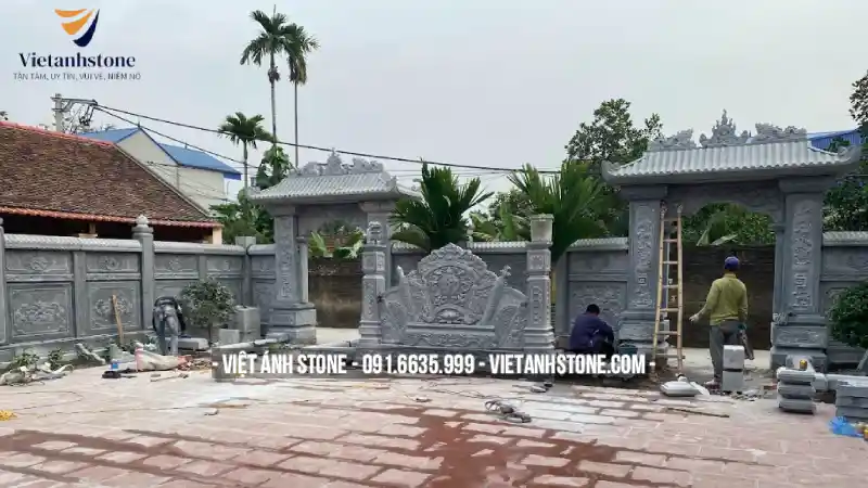 Tự hào là đơn vị thi công nhà thờ họ bằng đá, cổng đá nhà thờ, lăng mộ đá...