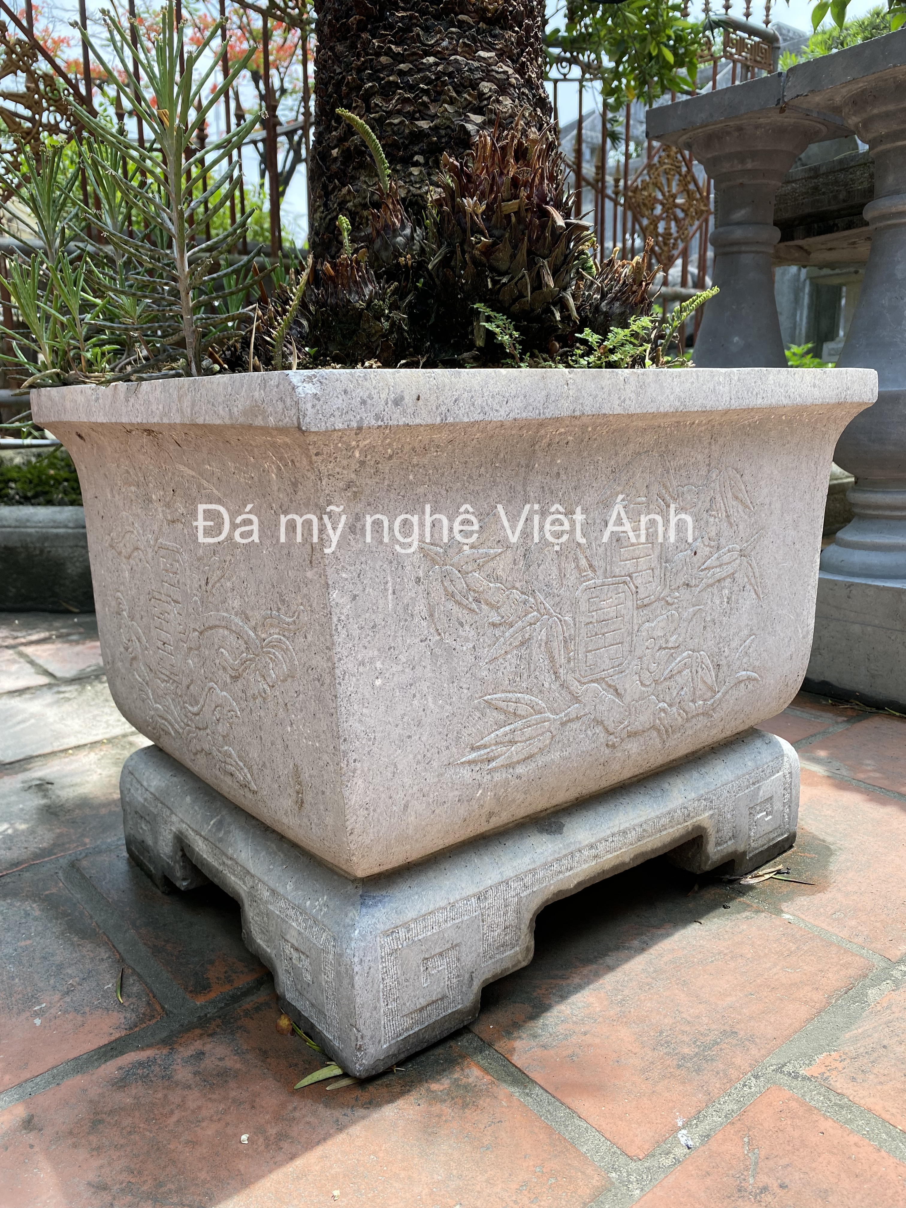 mẫu chậu đá cổ đẹp nhất chất lượng cao