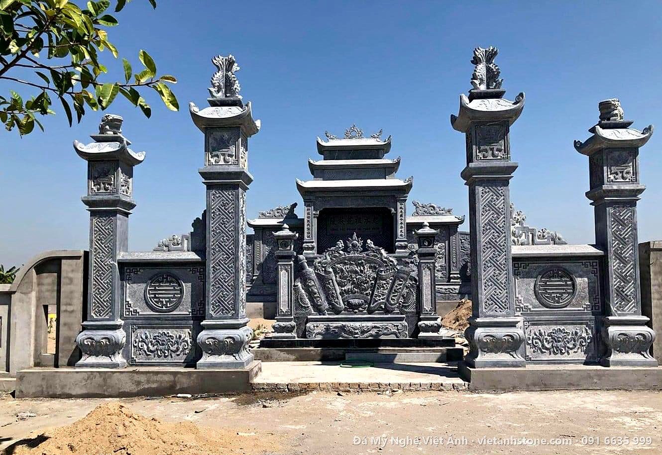 Cổng Tứ Trụ – VAS 12 Cổng tứ trụ đá trước khu lăng mộ – VAS 12