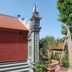 Đôi cột đồng trụ đá hai bên nhà thờ họ – VAS 06